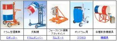 OSAKA TAIYU油桶叉車，托盤回轉支承及升降臺